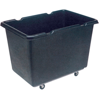 Chariots-caisse pour usage léger Econocarts<sup>MC</sup>, Plastique recyclé noir, 39" lo x 27" la x 29" h, Volume 12 pi³, Capacité 200 lb NA005 | Oxymax Inc