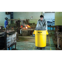 Chariot &agrave; visser Brute, Poly&eacute;thyl&egrave;ne, Noir, Convient aux contenants 20 - 55 US gal. Oxymax Inc