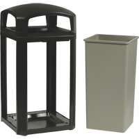 Cadre pour contenant Landmark Series Classique a/enveloppe rigide, Plastique, 50 gal. US Oxymax Inc