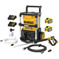Ensemble de laveuse &agrave; pression avec moteur sans balai 2X20V MAX*, avec FLEXVOLT, &agrave; pile, 1600 PSI, 1,2 gal./min Oxymax Inc