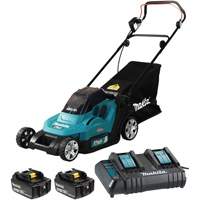 36V 5.0 Ah LXT Lawn Mower Kit, Push Walk-Behind, Battery Powered, 17" Cutting Width Oxymax Inc