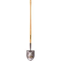 Round Point Shovel, Forged Steel Blade, Hardwood, Straight Handle Oxymax Inc