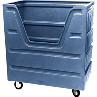 Bulk Laundry Trucks, Plastic, 29" W x 48" D x 55" H, 1000 lbs. Capacity NC474 | Oxymax Inc