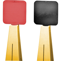 Traffic Cone Lock-In Sign Oxymax Inc