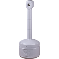 Smoker’s Cease-Fire<sup>®</sup> Cigarette Butt Receptacle, Free-Standing, Plastic, 1 US gal. Capacity, 30" Height NI701 | Oxymax Inc