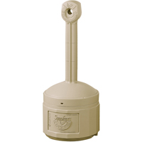 Smoker’s Cease-Fire<sup>®</sup> Cigarette Butt Receptacle, Free-Standing, Plastic, 1 US gal. Capacity, 30" Height NI702 | Oxymax Inc