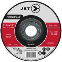Meule A24R POWERPLUS, 4" x 1/4", Arbre 5/8", Type 27 Oxymax Inc