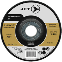 Meule Powerplus NF, 5" x 0,25", Arbre 1/4", Type T27 Oxymax Inc