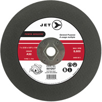 Disque abrasif de tronçonnage, 7" x 3/32", Arbre de 5/8", Type 1, 8600 Tr/min Oxymax Inc