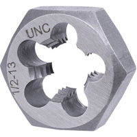 Fraise hexagonale SAE, dia. 1", Filet de 1/2"-13NC, Acier alli&eacute; Oxymax Inc