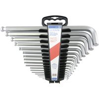 Jeu de cl&eacute;s hexagonales g.antes extra longues &agrave; embout sph&eacute;rique, 17 mcx, M&eacute;trique Oxymax Inc