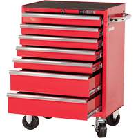 PRC2707 Pro Series Roller Cabinet, 7 Drawers, 27" W x 16" D x Red Oxymax Inc