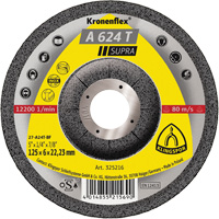 A 624 T Supra Kronenflex<sup>®</sup> Grinding Disc, 5" x 1/4", 7/8" arbor NIU800 | Oxymax Inc