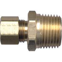 Male Pipe Connector, 3/16" x 1/8" Dia, Brass Oxymax Inc