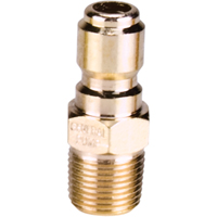 3/8" Male Plated Steel Quick Disconnect Plug Oxymax Inc