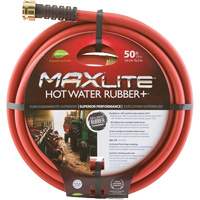 Hot Water Hose, Rubber, 5/8" dia. x 50' L Oxymax Inc