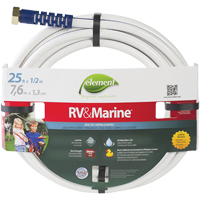 Element™ Marine & RV Water Hoses, PVC, 1/2" dia. x 25' NJ416 | Oxymax Inc