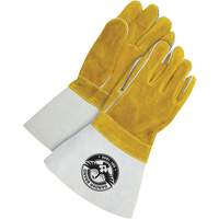 Welder Gloves with 5" Cuff, Split Cowhide, Size One Size Oxymax Inc