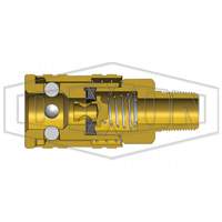 M-Series ARO Pneumatic Manual Coupler, 1/4" Oxymax Inc