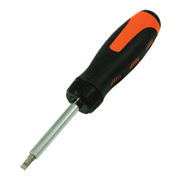 Tournevis multi embouts &agrave; cliquet, 10-3/5" lo, Prise Coussin&eacute;e Oxymax Inc