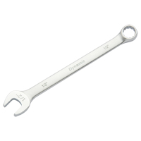 Combination Wrench, 12 Point, 1/4", Chrome Finish Oxymax Inc