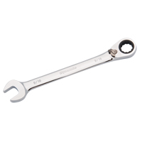 Reversible Combination Ratcheting Wrench, 12 Point, 3/8", Chrome Finish Oxymax Inc