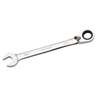 Reversible Combination Ratcheting Wrench, 12 Point, 8mm, Chrome Finish Oxymax Inc