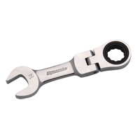 Metric Stubby Flex-Head Ratcheting Wrench Oxymax Inc
