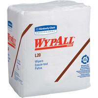 WypAll<sup>®</sup> L20 Single-Use Towels, All-Purpose, 12-1/2" L x 12" W NJJ030 | Oxymax Inc
