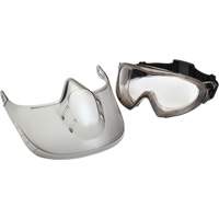 Lunettes de s&eacute;curit&eacute; Capstone Shield avec &eacute;cran facial amovible, Lentille Transparent, Antibu&eacute;e, Ventilation Directe/Ferm&eacute; Oxymax Inc