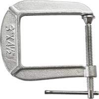 Light-Duty C-Clamp, 3" (76 mm) Capacity, 4-1/2" (114 mm) Throat Depth Oxymax Inc