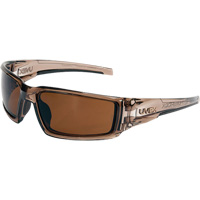 Lunettes de s&eacute;curit&eacute; Uvex Hypershock, Lentille Espresso, Anti-&eacute;gratignures/Polaris&eacute;, ANSI Z87+ Oxymax Inc