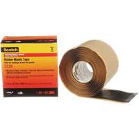 Ruban de mastic de caoutchouc 2228 Scotch, 50,8 mm (2") x 3 m (10'), Noir Oxymax Inc