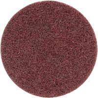 Disque de conditionnement de surface , SC-DR Roloc Scotch-Brite, 4" dia., Grain Moyen, Oxyde d'aluminium Oxymax Inc