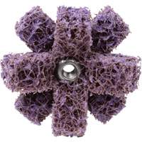 Croix de lustrage BF-XB Scotch-Brite, 1-1/2" dia., Grain Moyen, Oxyde d'aluminium Oxymax Inc