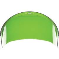 Faceshield Window, Polycarbonate, Green Tint Oxymax Inc