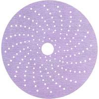 Hookit Purple Clean Sanding Disc, 6" Dia., P240 Grit, Aluminum Oxide, C-Weight Oxymax Inc