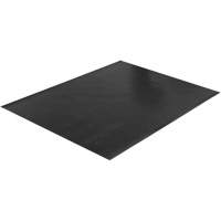 Tapis &agrave; nervures larges, Couloir, 4' x 75' x 1/8", Noir Oxymax Inc