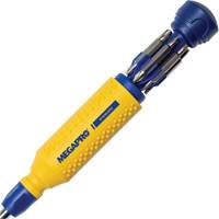 Original Stainless Steel 15-in-1 Multi-Bit Screwdriver, 8-37/50" L, Textured Handle Oxymax Inc