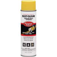 Industrial Choice<sup>®</sup> S1600 System Inverted Striping Spray Paint, Yellow, 18 oz., Aerosol Can KR689 | Oxymax Inc