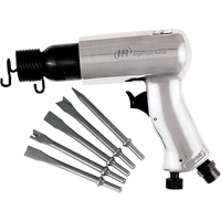 Air Hammer with Chisel Set, 3 CFM, 1/4" NPT, 3500 BPM, 11/16" x 2-5/8" (17.46mm x 66.68mm) Oxymax Inc
