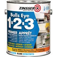 Apprêt à base d’eau Bulls Eye 1-2-3<sup>MD</sup>, 3,78 L, Gallon, Blanc NKF446 | Oxymax Inc