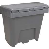 Salt & Sand Storage Bins, With Hasp, 21" x 27" x 26", 4.24 cu. ft., Grey Oxymax Inc