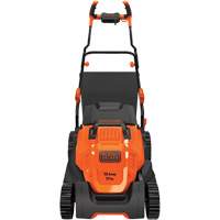 Lawn Mower with Comfort Grip Handle, Push Walk-Behind, Electric, 17" Cutting Width Oxymax Inc