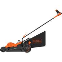 Lawn Mower with Comfort Grip Handle, Push Walk-Behind, Electric, 17" Cutting Width Oxymax Inc