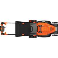 Lawn Mower with Comfort Grip Handle, Push Walk-Behind, Electric, 17" Cutting Width Oxymax Inc