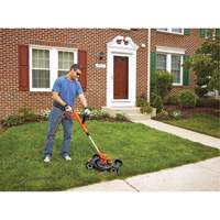 3-in-1 Compact Mower, Push Walk-Behind, Electric, 12" Cutting Width Oxymax Inc
