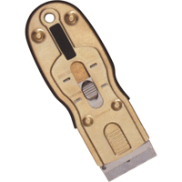 Grattoirs &agrave; lame de rasoir ergonomique, Lame Acier au carbone, Largeur 1-1/2", Manche Caoutchouc Oxymax Inc