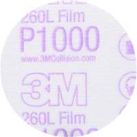 Gold Hookit Disc, 3" Dia., P1000 Grit, Aluminum Oxide, C-Weight Oxymax Inc