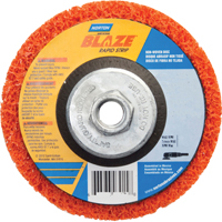 Disque &agrave; moyeu d&eacute;port&eacute; 4-1/2" non tiss&eacute; Blaze Rapid Strip, 4-1/2" dia., Grain Cors&eacute; Oxymax Inc